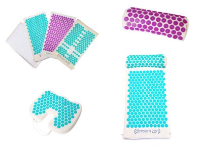 tapis acupression et coussins acupression Climsom Zen