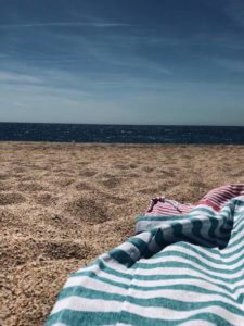 Sensation de brulure sur le sable chaud