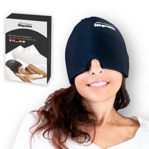 Bonnet anti migraine Climsom Migraine, poche de gel froid