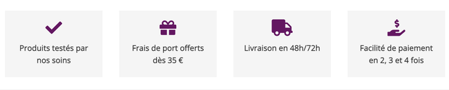 Avantages de commander sur le site Climsom